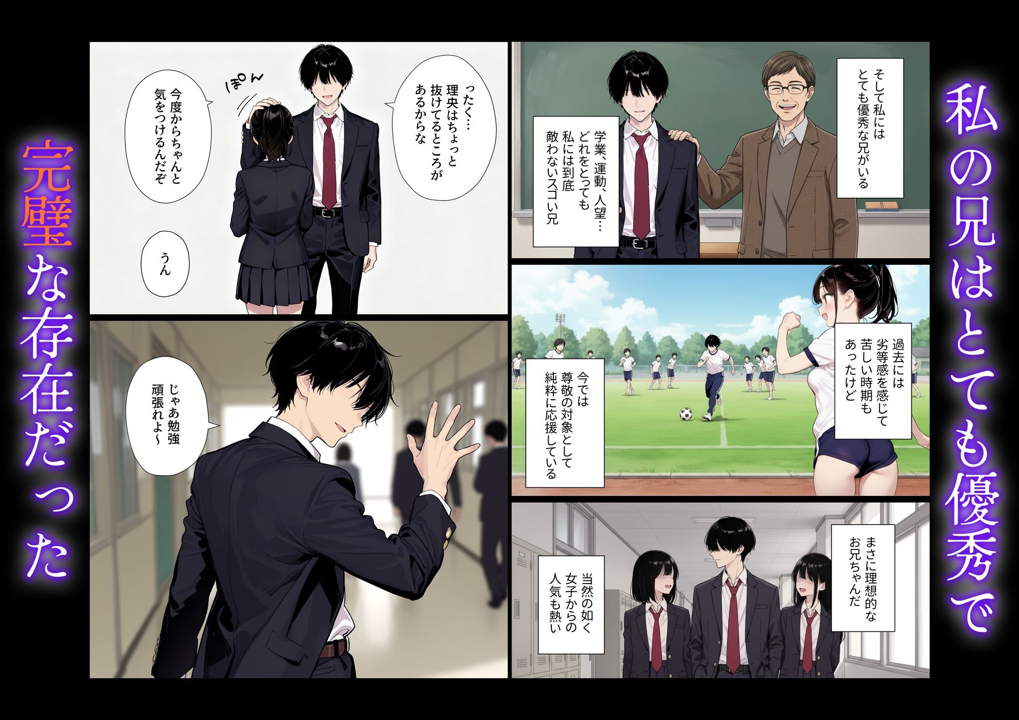 【4.86/5.0超絶高評価】完璧兄が崩壊！妹への過激中出しセックス完全攻略ガイド｜エロ同人近親相姦の極致【DL特典付き】 - 画像1